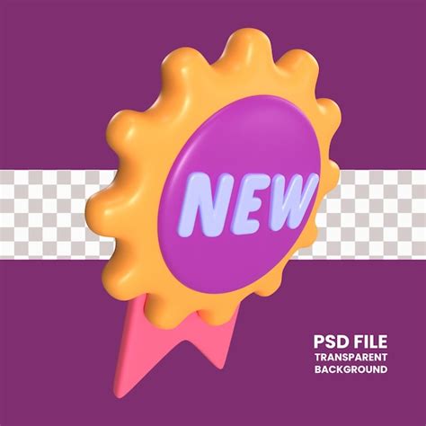 Nueva Etiqueta Icono De Ilustraci N D Archivo Psd Premium