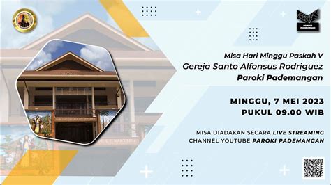 Misa Hari Minggu Paskah Vi Mei Youtube