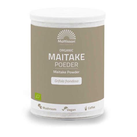 Mattisson Biologisch Maitake Poeder Kopen Helios Holland Webshop