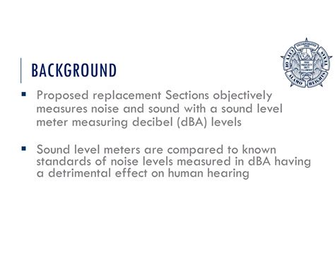 PPT Item # 7 - Noise Ordinance Amendment | PDF