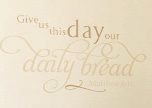 Give Us This Day Our V1 Wall Decal