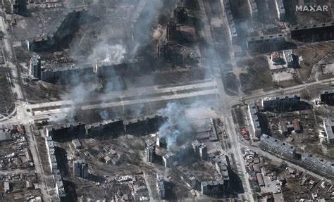 Russia S Devastation Of Mariupol Ukraine Visible From Space In