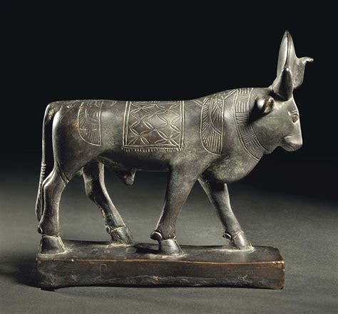 An Egyptian Bronze Apis Bull Late Period Xxvi Dynasty Circa 664 525 B