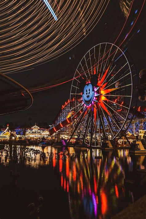 DCA Ferris Wheel at night : r/Disneyland