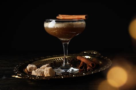 Espresso martini cóctel delicioso alcohol bebida postre cóctel Foto