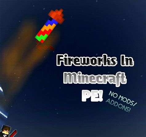 ~ Fireworks In MCPE! | Command Block Creation ~ | Minecraft Amino