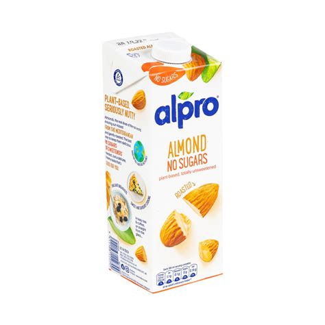 Alpro Unsweetened Almond Milk 1ltr Albion Fine Foods Ltd