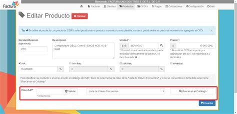 Factura Como Identificas La Clave De Tu Producto O Servicio