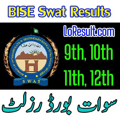 Bise Swat Result Check By Roll No