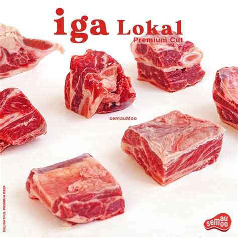 Jual Iga Sapi Daging Iga Lokal Segar Short Ribs Shopee Indonesia