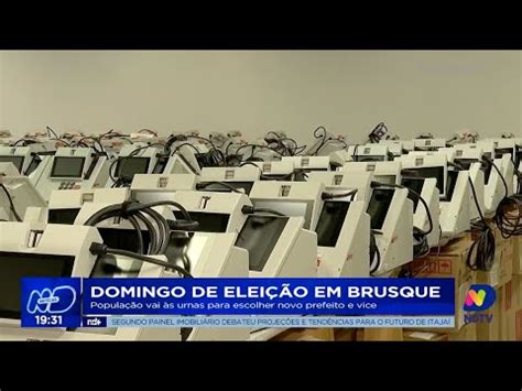 Domingo De Elei O Em Brusque Popula O Vai S Urnas Para Escolher