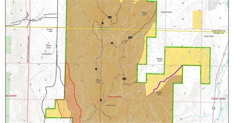 Thompson Creek Extensive Recreation Management Area Map Bureau Of