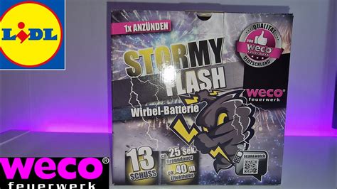 Stormy Flash Von Weco Wirbel Batterie Youtube