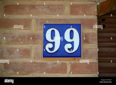 Number 99 Hi Res Stock Photography And Images Alamy