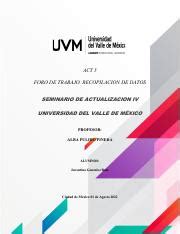 Act Foro De Trabajo Jgr Pdf Act Foro De Trabajo Recopilacion De