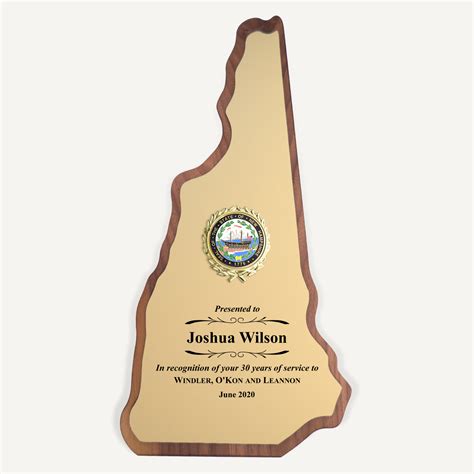 New Hampshire Plaque Engraving Awards And Ts