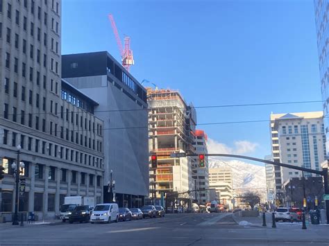 In Pictures Downtown Construction Update Building Salt Lake