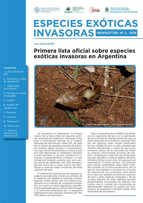 Pdf Especies ExÓticas Invasorasespecies ExÓticas Invasoras Contenido 1 Lista Oficial De