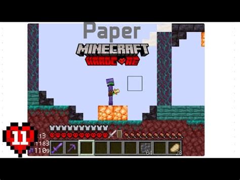 I Built A NETHER CITY In Paper Minecraft Hardcore S2E11 YouTube