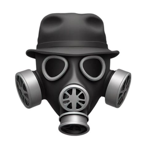 Skull With Gas Mask Ai Emoji Generator