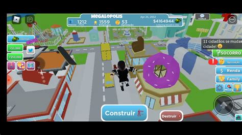 Construa Sua Cidade No Robloxtiny Town Tycoon Youtube