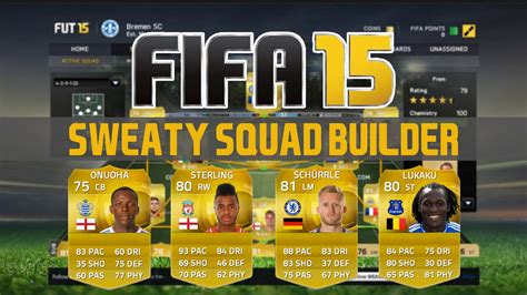 FIFA 15 Ultimate Team SWEATY BPL Squad Builder 5221 YouTube