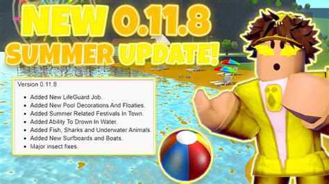 NEW MASSIVE BLOXBURG 0 11 8 SUMMER UPDATE EXPECTATIONS Roblox