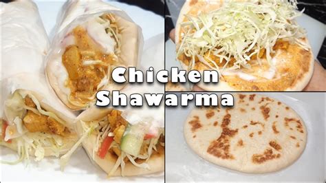 Chicken Shawarma Recipe At Home Chicken Shawarma Recipe Chicken Shawarma Youtube