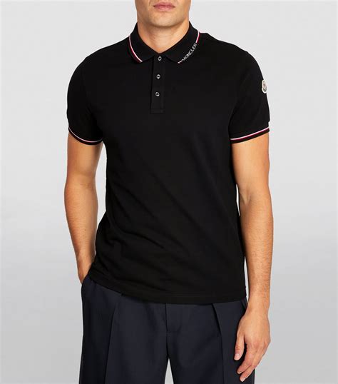 Moncler Tricolour Trim Polo Shirt Harrods Th