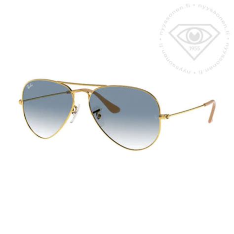 Ray Ban Rb3025 0013f Arista Clear Gradient Blue