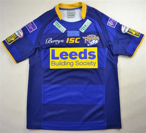 Leeds Rhinos Wembley Rugby Isc Shirt S Rugby Rugby League Leeds