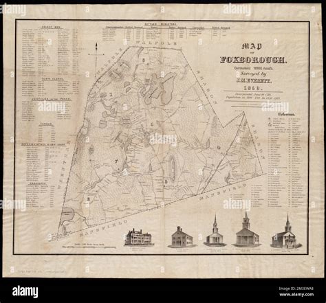 Map of Foxborough : containing 12806 acres , Landowners, Massachusetts, Foxboro, Maps, Foxboro ...