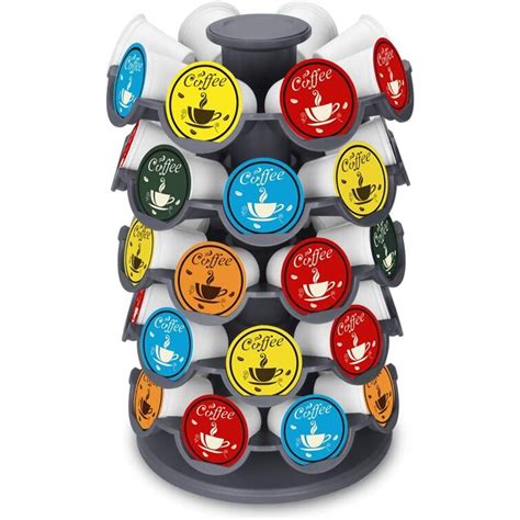 Jumbo Coffee Pod Storage Carousel Holder Organizer Compatible With 40 Keurig K Cup Pods Wayfair