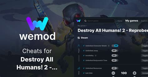 Destroy All Humans! 2 - Reprobed Cheats & Trainers for PC | WeMod