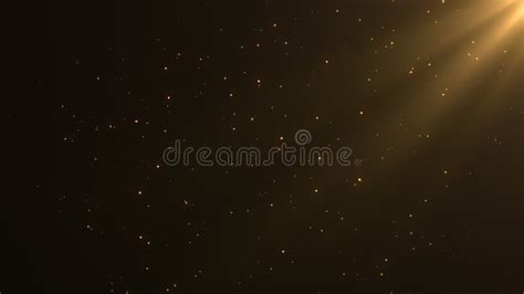 Abstract Background Beautyful Gold Particles With Shining Golden