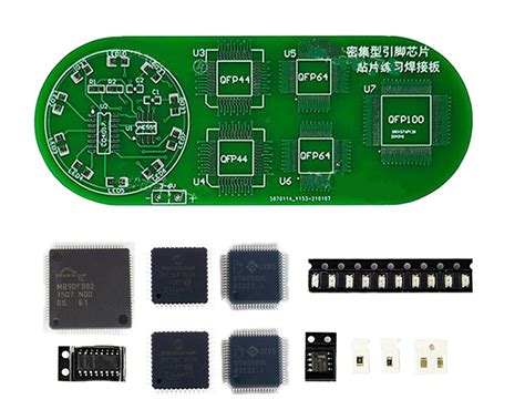 DIY Kit Intensive Pin SMD Soldering Practice Board from ICStation on Tindie