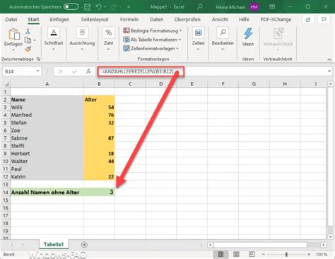 Excel Spaltenbreite und Zeilenhöhe in cm Windows FAQ