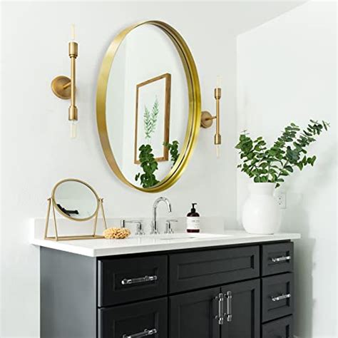 Best Gold Oval Bathroom Mirror A Must Have Accessory For Your Home