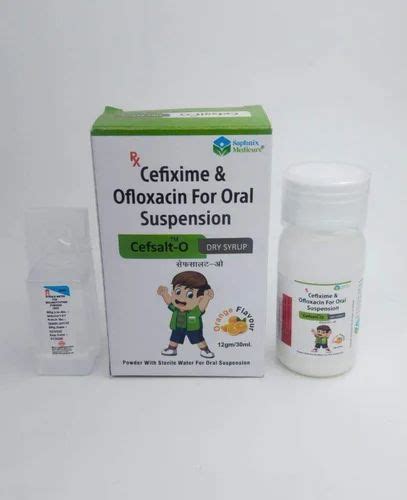 SAPHNIX MEDICURE CEFSALT O Cefixime 50mg Ofloxacin 50mg 100 Mg At Rs