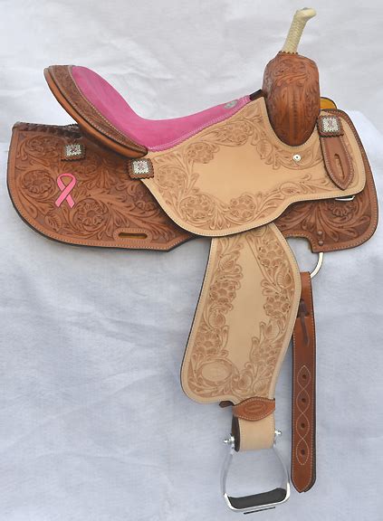 Pink Barrel Racing Saddles