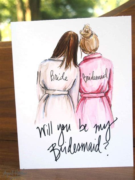 36 Most Unique Funny Bridesmaid Cards For Bridal Party Proposals Be