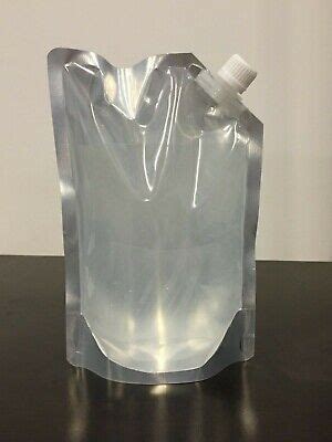 Liter Stand Up Liquid Pouch With Spout Box Of Ebay