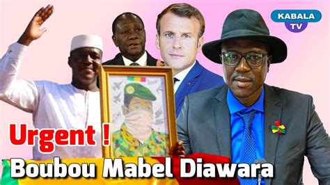 Urgent Boubou Mabel Diawara D Crypte Les Actualit S Du Jour Mali