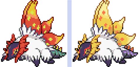 ポケモン「定期更新 ポケモン ドット絵 、883日目は チヲハウハネ。エリアゼロには」 転寝みるく こもりみるく 🥛 ほぼ毎日更新