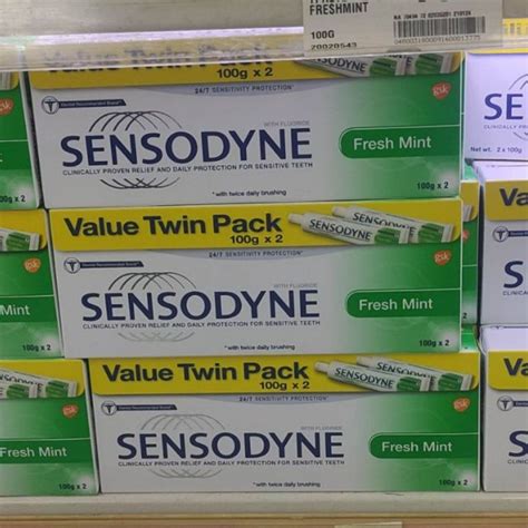 Sensodyne Fresh Mint Twin Pack 100x2 Lazada Ph