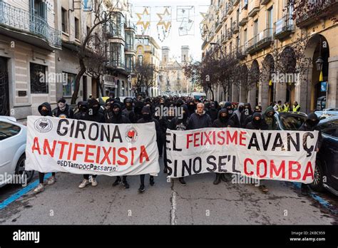 Hundreds Of Antifascist Manifestatdes Hi Res Stock Photography And