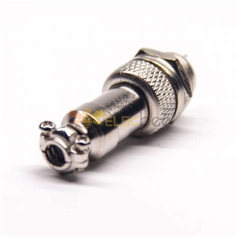 Gx12 Aviation Connector Male And Female One Pair 2pin Straightpanel Mount Solder Type Ip65