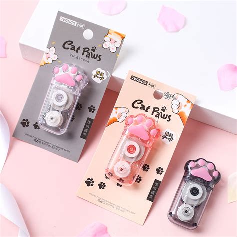 Kawaii Cat Paw White Out Correction Tape Lolifairies Kawaii Shop