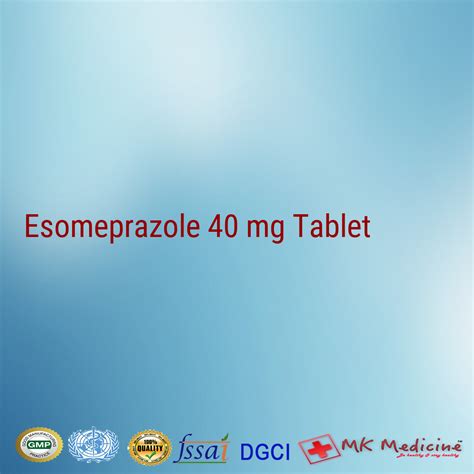 Esomeprazole 40 mg Tablet For PCD Franchise