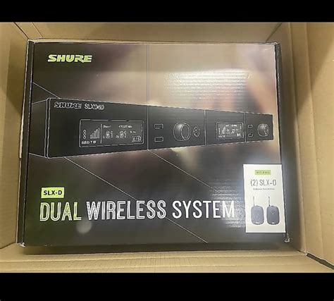 Shure Slxd D G Dual Beltpack Wireless System Reverb